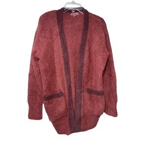 Barefoot Dreams Cozychic Canyon Oversized Stretchy Cardigan Sweater Size Small‎